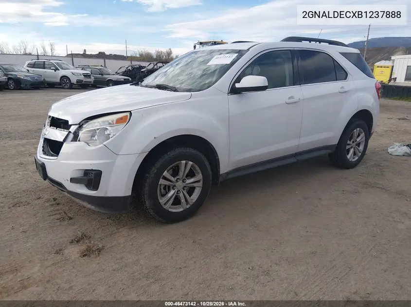 2011 CHEVROLET EQUINOX VIN 2GNALDECXB1237888 — фото 2
