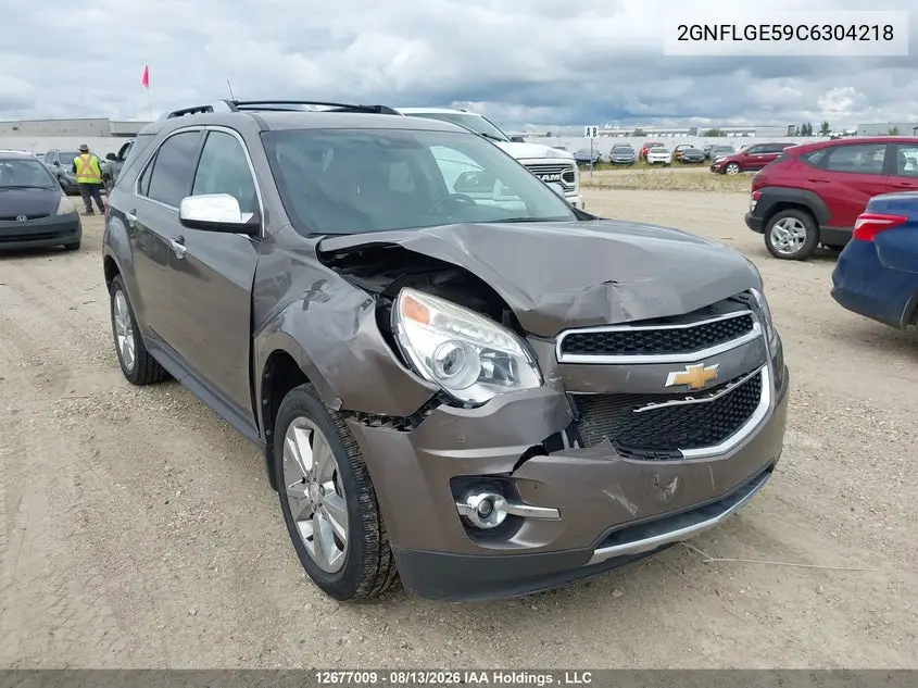 CHEVROLET EQUINOX 2012, VIN 2GNFLGE59C6304218