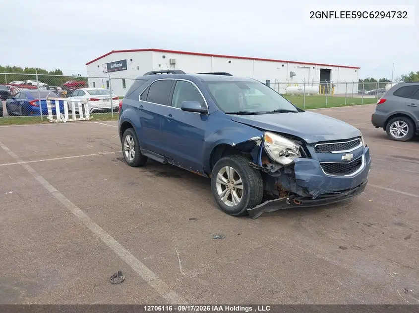 CHEVROLET EQUINOX 2012, VIN 2GNFLEE59C6294732