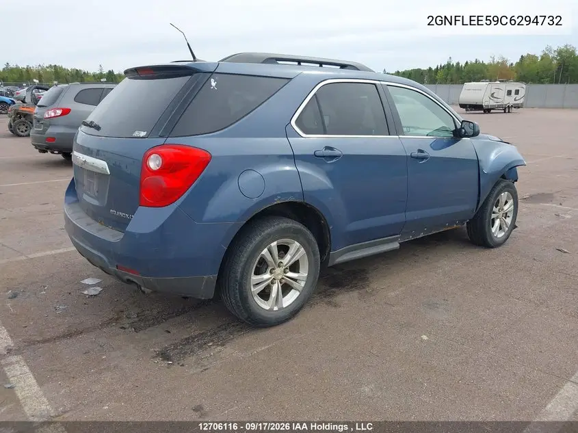 2012 CHEVROLET EQUINOX VIN 2GNFLEE59C6294732 — фото 4