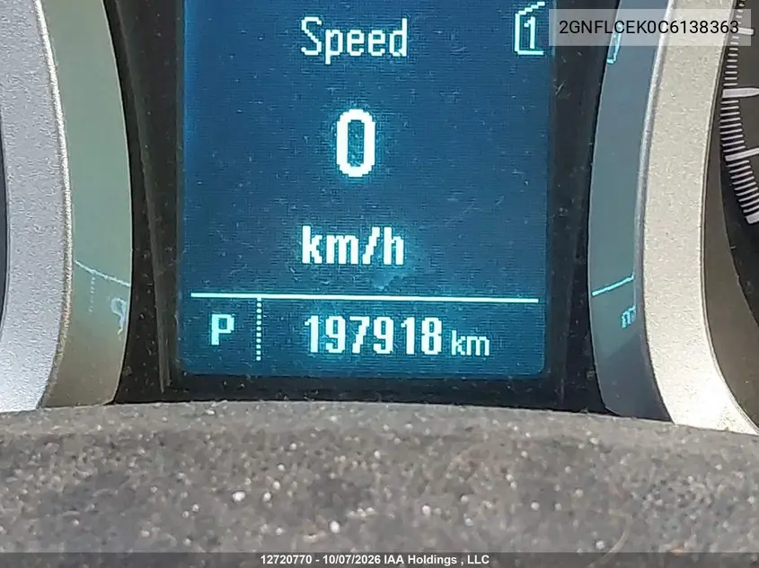 2012 CHEVROLET EQUINOX VIN 2GNFLCEK0C6138363 — фото 15