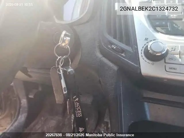 2012 CHEVROLET EQUINOX VIN 2GNALBEK2C1324732 — фото 11