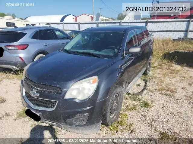 2012 CHEVROLET EQUINOX VIN 2GNALBEK2C1324732 — фото 2