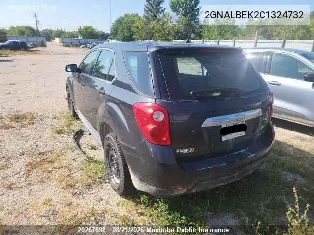 2012 CHEVROLET EQUINOX VIN 2GNALBEK2C1324732 — фото 3