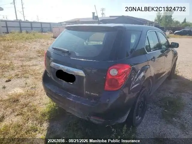 2012 CHEVROLET EQUINOX VIN 2GNALBEK2C1324732 — фото 4