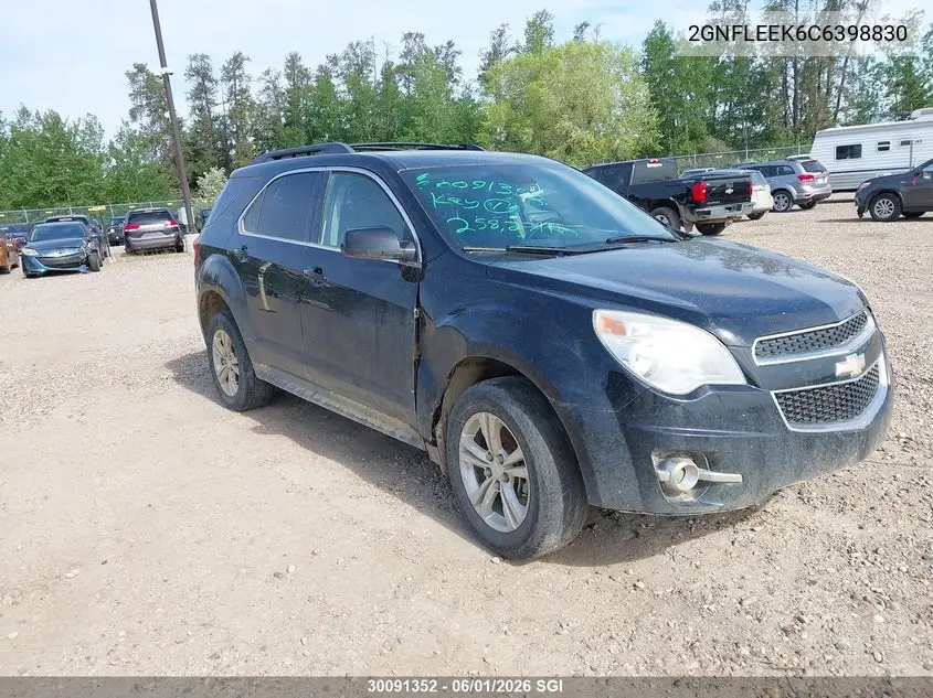 CHEVROLET EQUINOX 2012, VIN 2GNFLEEK6C6398830