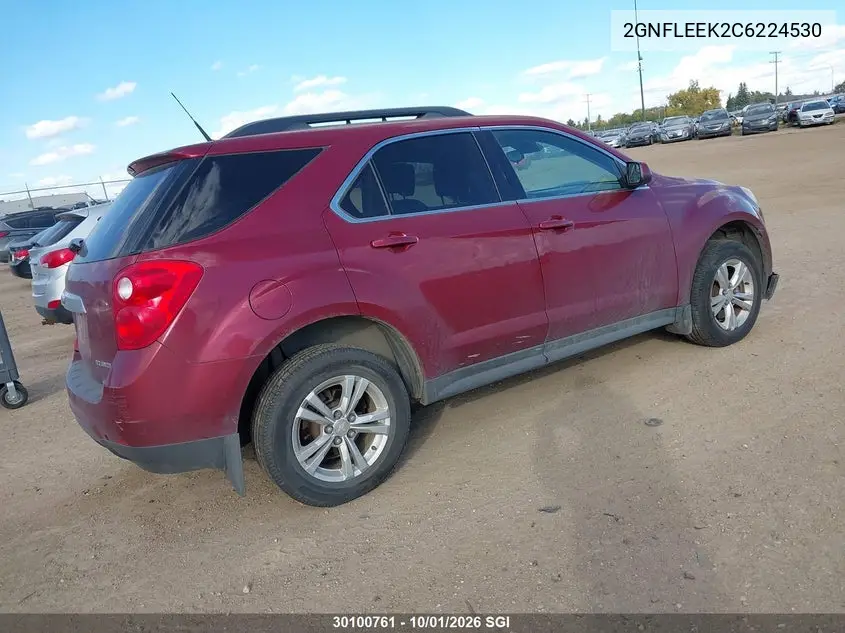 2012 CHEVROLET EQUINOX VIN 2GNFLEEK2C6224530 — фото 4