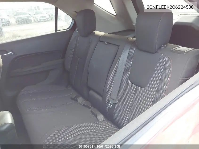 2012 CHEVROLET EQUINOX VIN 2GNFLEEK2C6224530 — фото 8