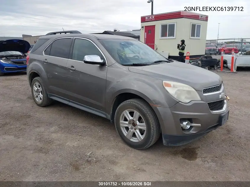CHEVROLET EQUINOX 2012, VIN 2GNFLEEKXC6139712