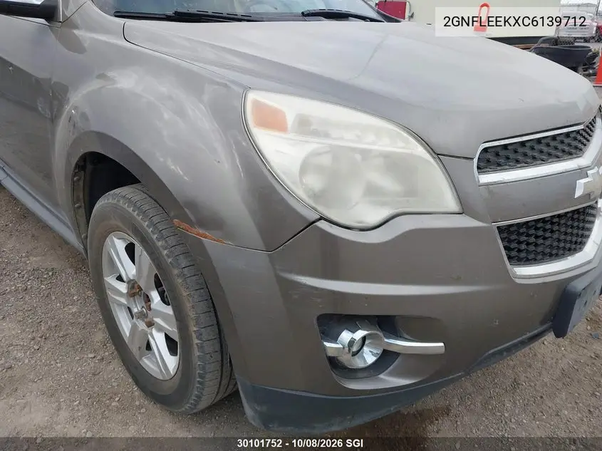 2012 CHEVROLET EQUINOX VIN 2GNFLEEKXC6139712 — фото 6