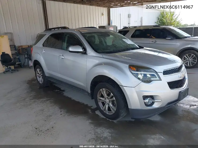 CHEVROLET EQUINOX 2012, VIN 2GNFLNEK6C6114967