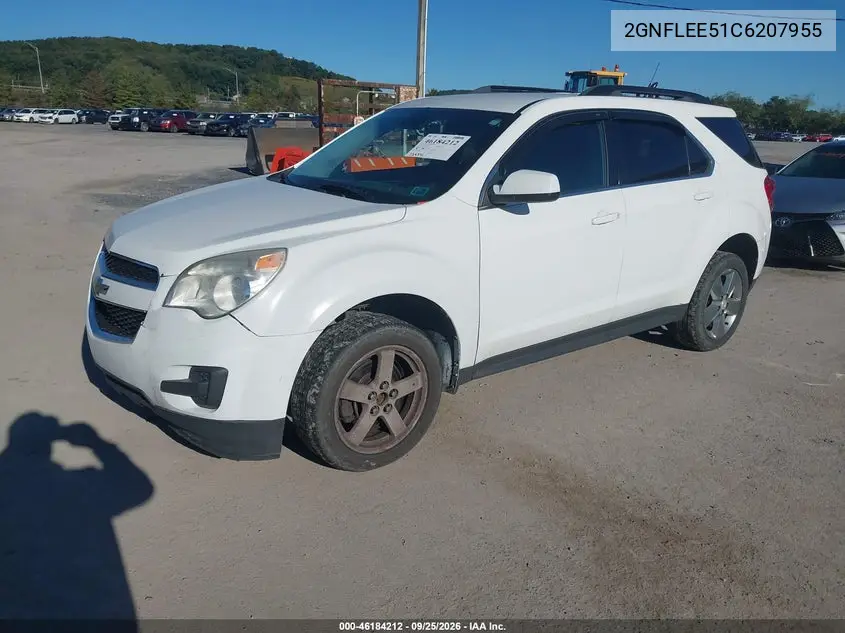 2012 CHEVROLET EQUINOX VIN 2GNFLEE51C6207955 — фото 2