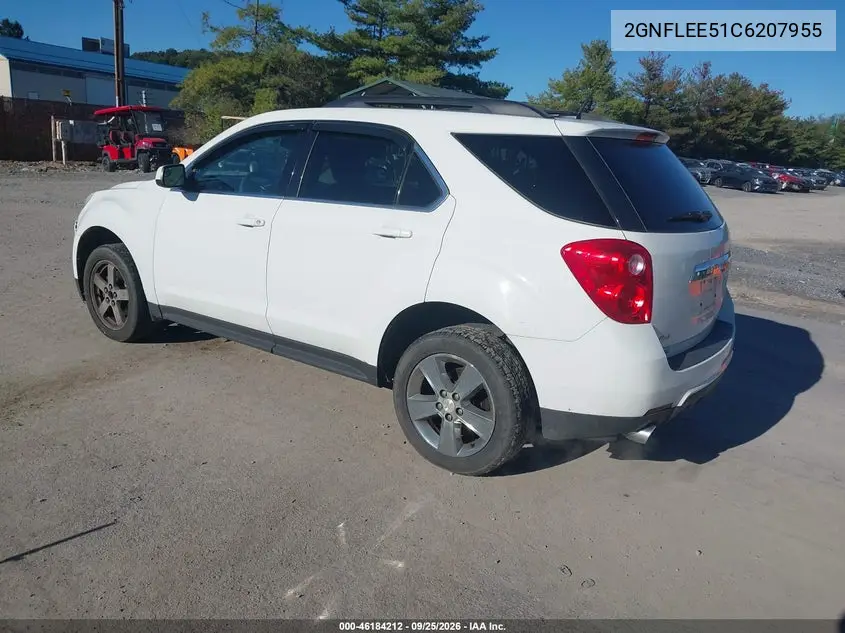 2012 CHEVROLET EQUINOX VIN 2GNFLEE51C6207955 — фото 3