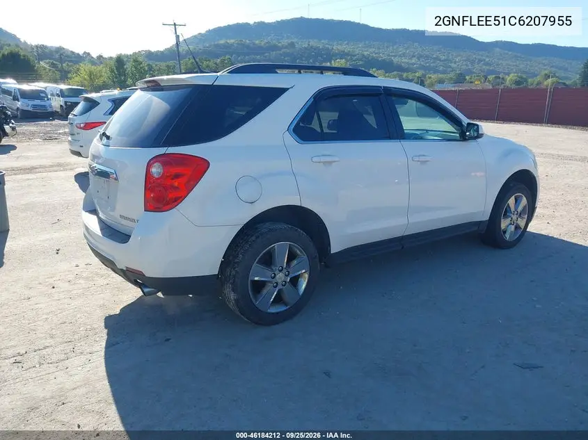 2012 CHEVROLET EQUINOX VIN 2GNFLEE51C6207955 — фото 4