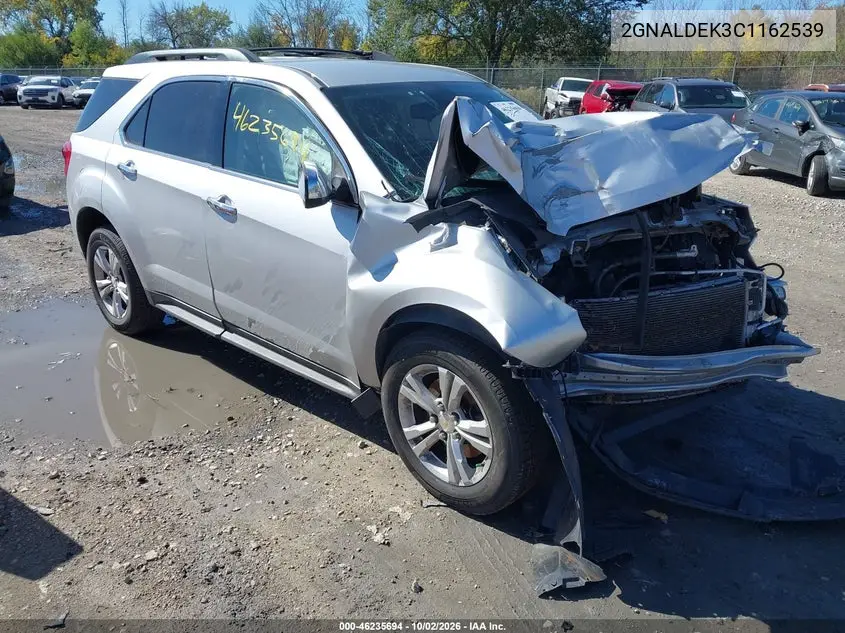 CHEVROLET EQUINOX 2012, VIN 2GNALDEK3C1162539