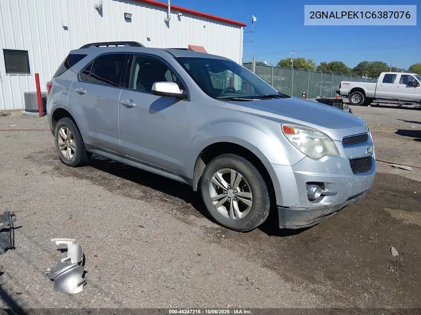 CHEVROLET EQUINOX 2012, VIN 2GNALPEK1C6387076