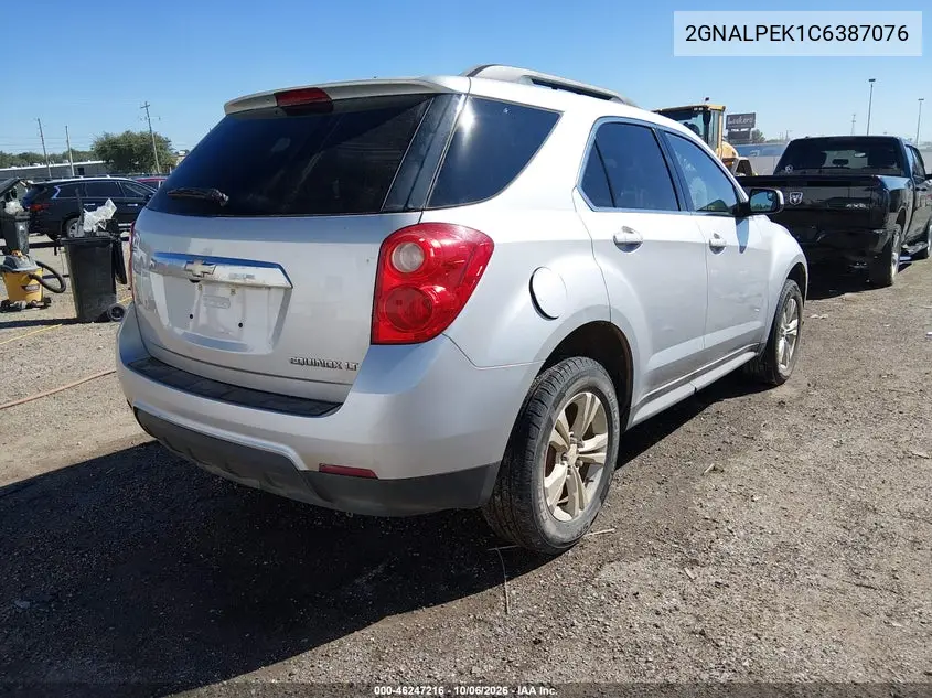 2012 CHEVROLET EQUINOX VIN 2GNALPEK1C6387076 — фото 4