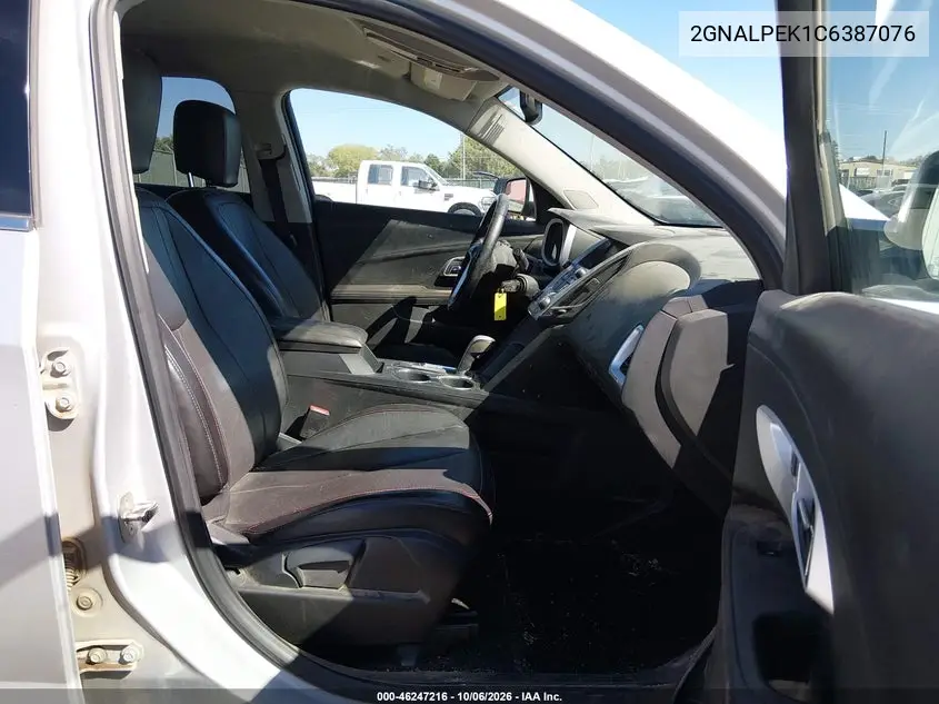2012 CHEVROLET EQUINOX VIN 2GNALPEK1C6387076 — фото 5