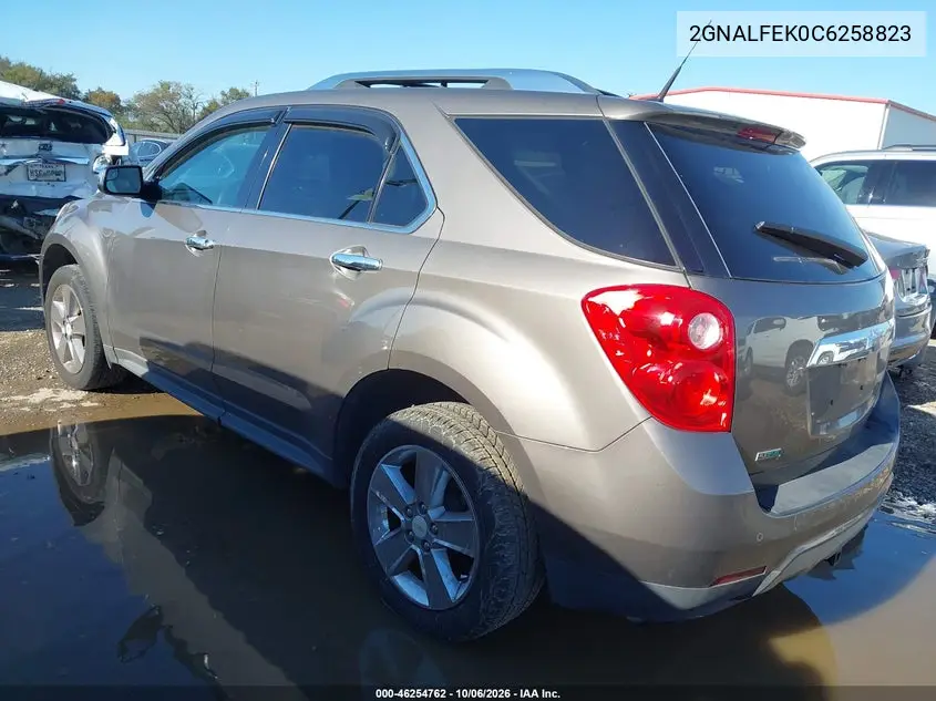 2012 CHEVROLET EQUINOX VIN 2GNALFEK0C6258823 — фото 3