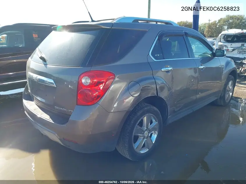 2012 CHEVROLET EQUINOX VIN 2GNALFEK0C6258823 — фото 4
