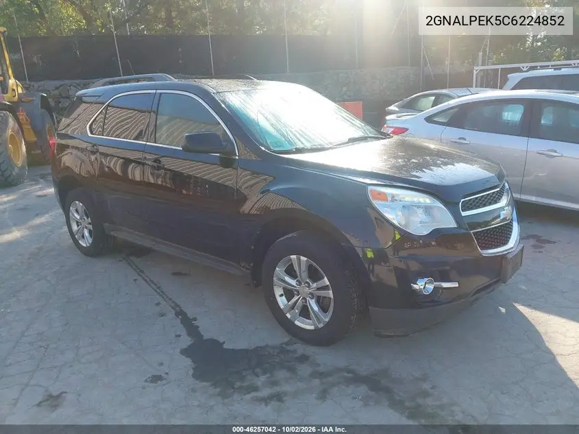 CHEVROLET EQUINOX 2012, VIN 2GNALPEK5C6224852