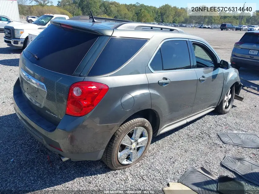 2012 CHEVROLET EQUINOX VIN 2GNFLEE57C6314640 — фото 4