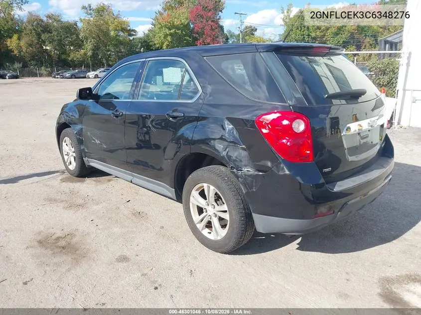 2012 CHEVROLET EQUINOX VIN 2GNFLCEK3C6348276 — фото 3