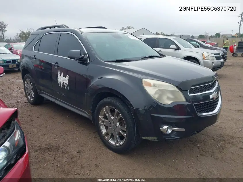 CHEVROLET EQUINOX 2012, VIN 2GNFLPE55C6370720