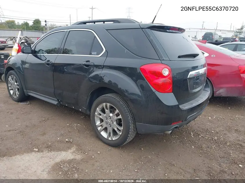 2012 CHEVROLET EQUINOX VIN 2GNFLPE55C6370720 — фото 3