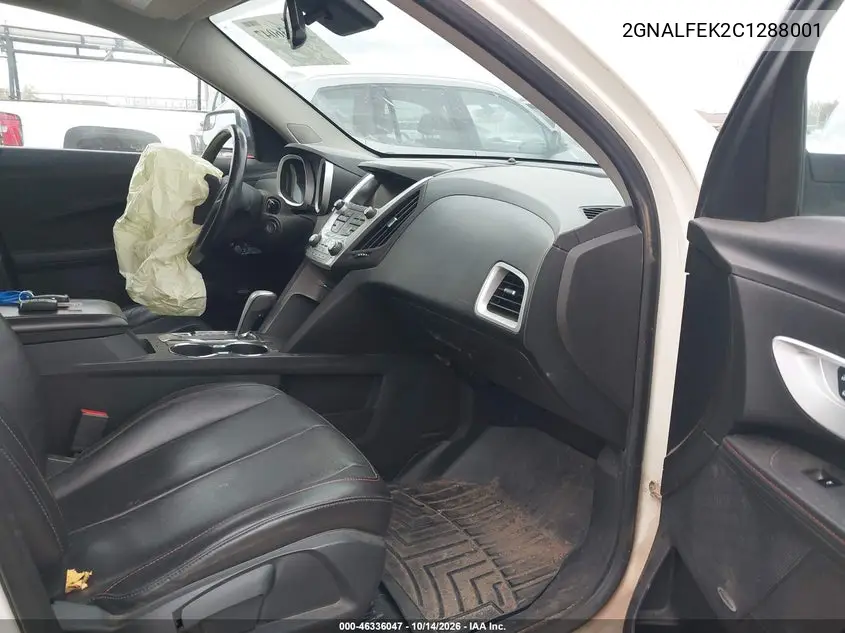 2012 CHEVROLET EQUINOX VIN 2GNALFEK2C1288001 — фото 5