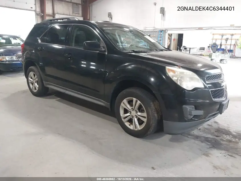 CHEVROLET EQUINOX 2012, VIN 2GNALDEK4C6344401