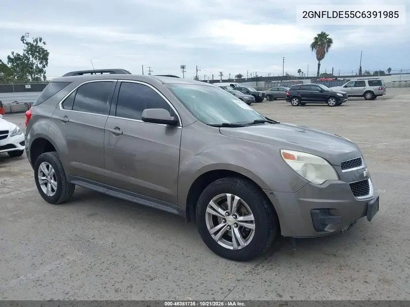 CHEVROLET EQUINOX 2012, VIN 2GNFLDE55C6391985