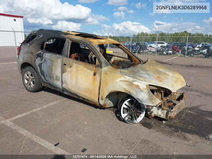CHEVROLET EQUINOX 2013, VIN 2GNFLNEK3D6289968