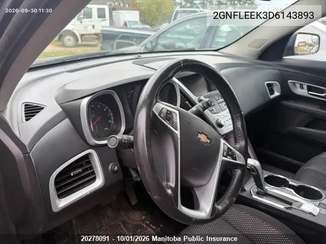 2013 CHEVROLET EQUINOX VIN 2GNFLEEK3D6143893 — фото 5