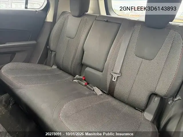 2013 CHEVROLET EQUINOX VIN 2GNFLEEK3D6143893 — фото 8