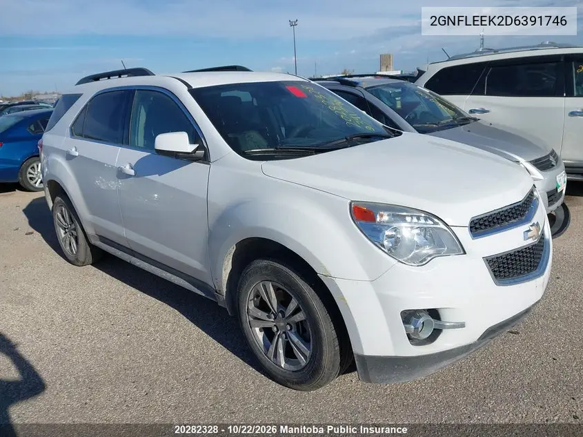 CHEVROLET EQUINOX 2013, VIN 2GNFLEEK2D6391746