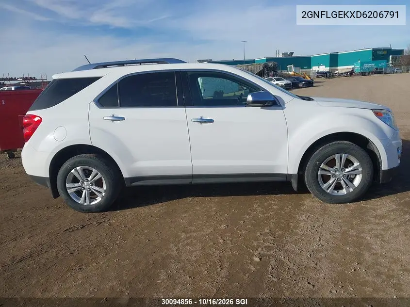 2013 CHEVROLET EQUINOX VIN 2GNFLGEKXD6206791 — фото 13