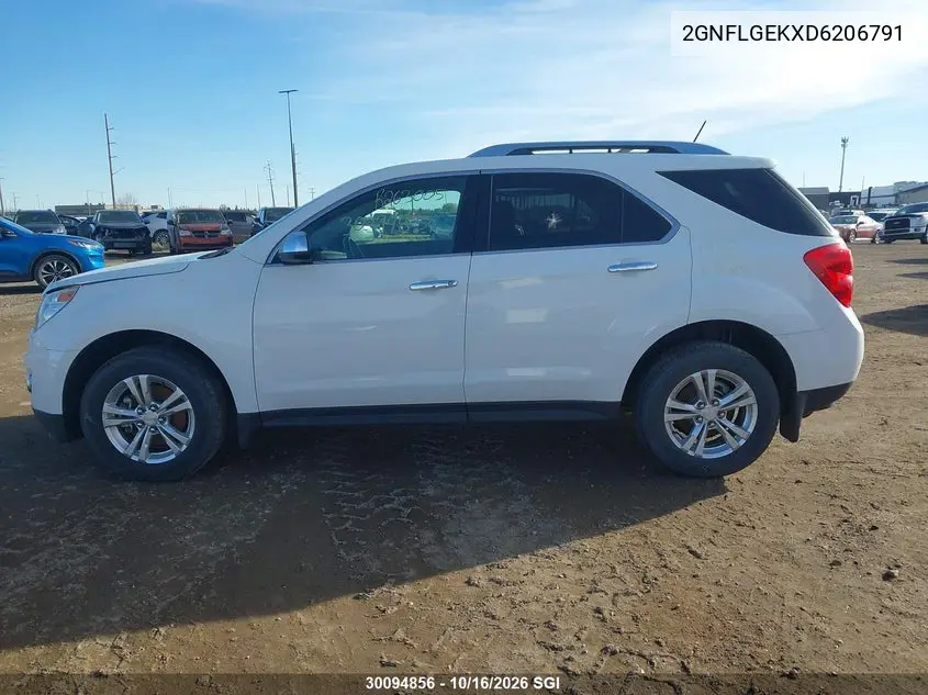 2013 CHEVROLET EQUINOX VIN 2GNFLGEKXD6206791 — фото 14