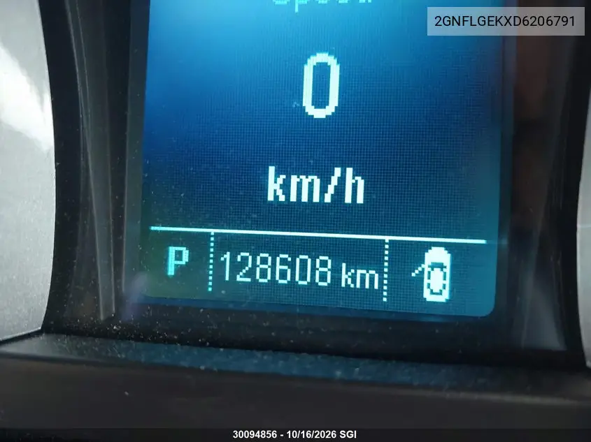 2013 CHEVROLET EQUINOX VIN 2GNFLGEKXD6206791 — фото 15