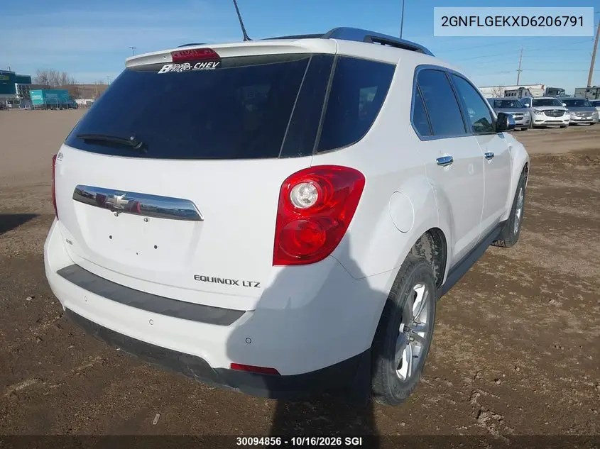 2013 CHEVROLET EQUINOX VIN 2GNFLGEKXD6206791 — фото 4