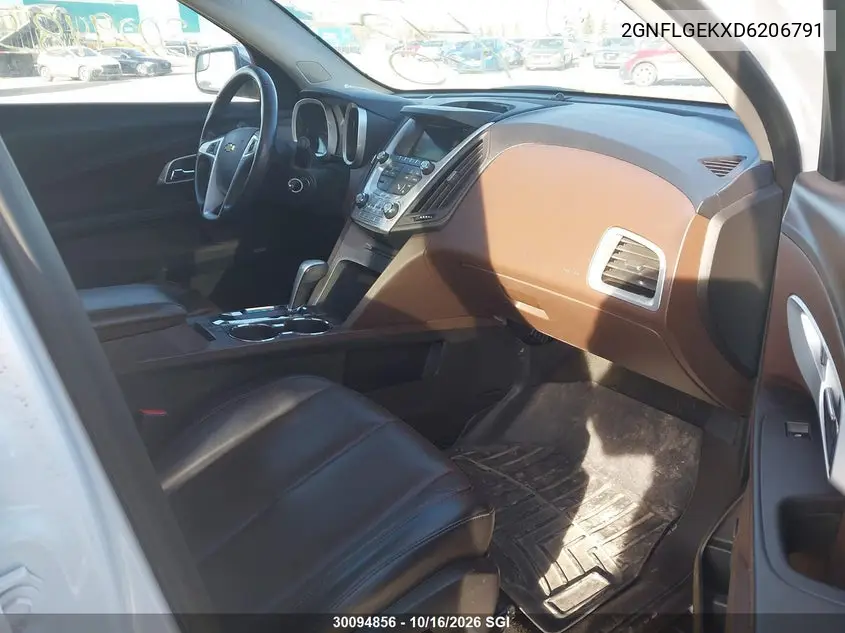 2013 CHEVROLET EQUINOX VIN 2GNFLGEKXD6206791 — фото 5