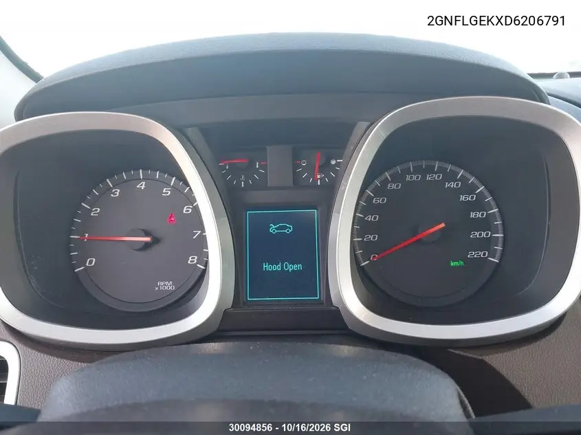 2013 CHEVROLET EQUINOX VIN 2GNFLGEKXD6206791 — фото 7