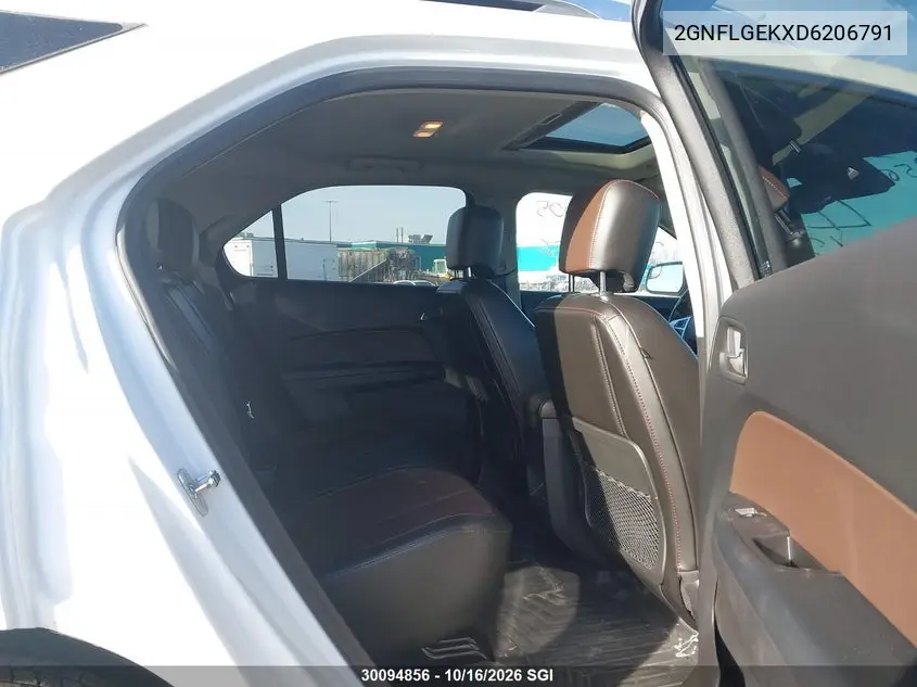 2013 CHEVROLET EQUINOX VIN 2GNFLGEKXD6206791 — фото 8