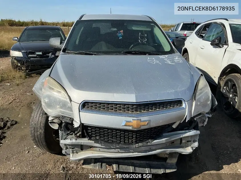 2013 CHEVROLET EQUINOX VIN 2GNFLCEK8D6178935 — фото 5