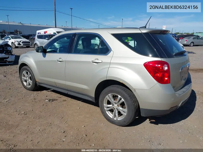 2013 CHEVROLET EQUINOX VIN 2GNALBEK8D6324156 — фото 3