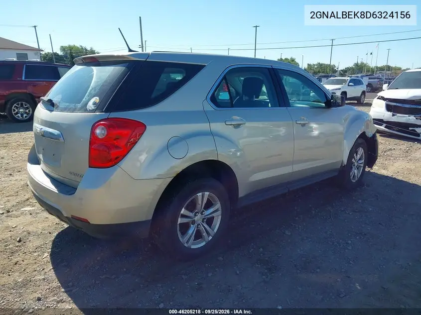 2013 CHEVROLET EQUINOX VIN 2GNALBEK8D6324156 — фото 4