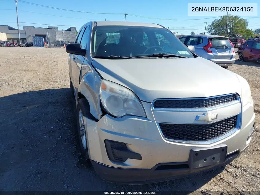 2013 CHEVROLET EQUINOX VIN 2GNALBEK8D6324156 — фото 6