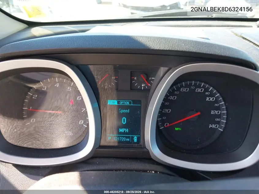 2013 CHEVROLET EQUINOX VIN 2GNALBEK8D6324156 — фото 7