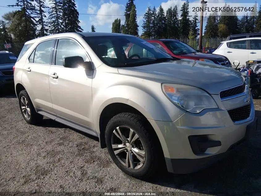 CHEVROLET EQUINOX 2013, VIN 2GNFLCEK5D6257642