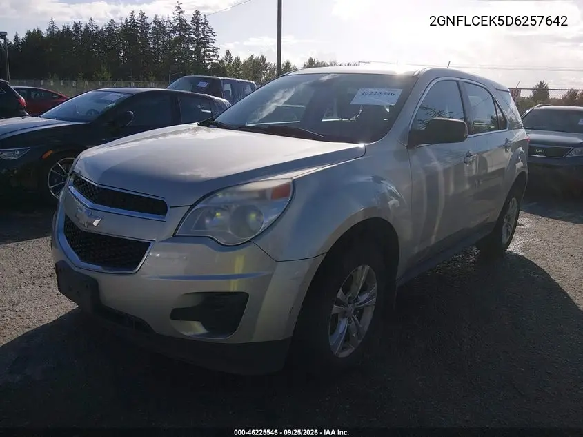 2013 CHEVROLET EQUINOX VIN 2GNFLCEK5D6257642 — фото 2